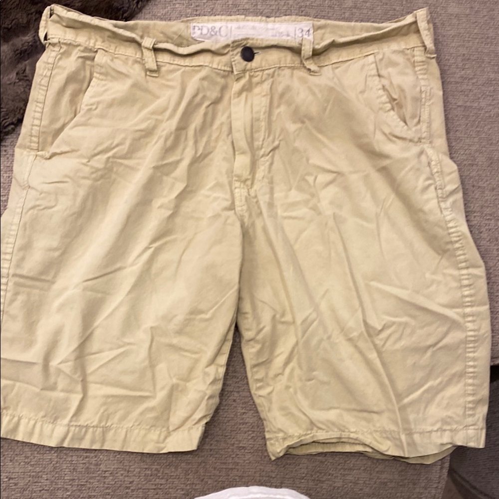 PD&C Men's Beige Shorts sz 34